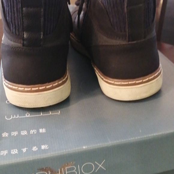 Geox U Mattias B Abx  Mens Black Leather Ankle Boots - Picture 11 of 15